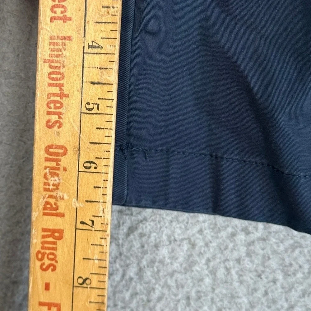 Vineyard Vines Breaker Shorts Mens 38 Navy Blue Khaki Chinos Stretch Flat Front